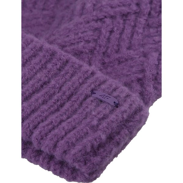Czapka juniorska ACAPF419 4F - fiolet