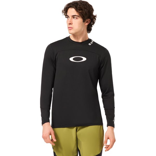 Longsleeve rowerowy męski Free Ride Oakley - black