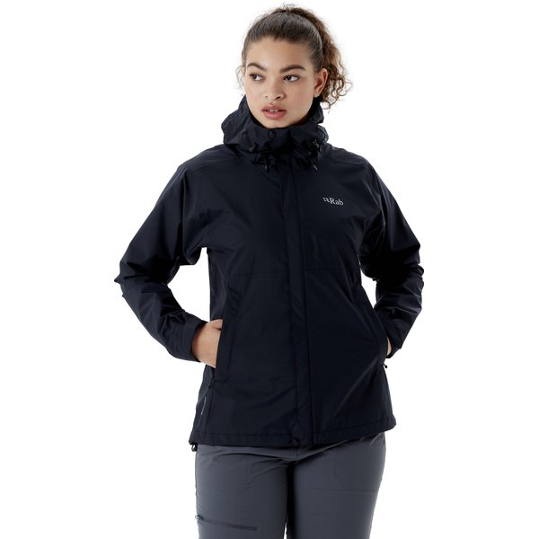 Kurtka damska Downpour Eco Rab - black