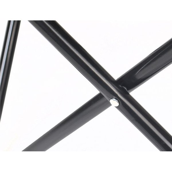 Krzesło, fotel kempingowy, wędkarski - czarny