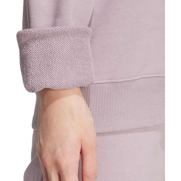 Bluza damska Essentials Linear French Terry Adidas - różowa