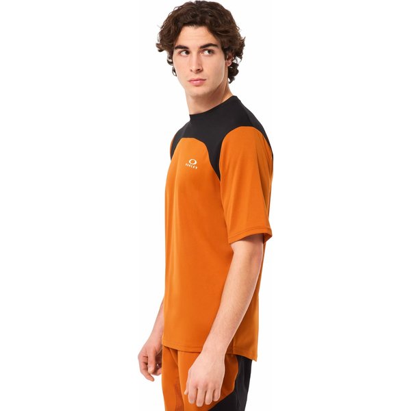 Koszulka rowerowa męska Free Ride SS Oakley - ginger