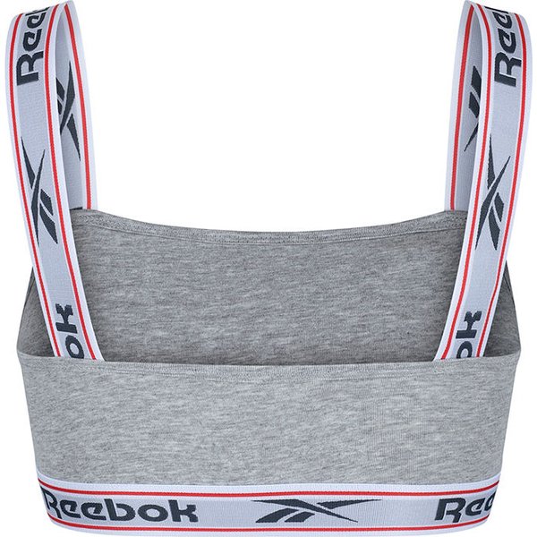 Biustonosz sportowy Krystal Crop Top Reebok - grey marl