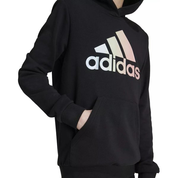Bluza juniorska G ML Hoodie Adidas - czarna