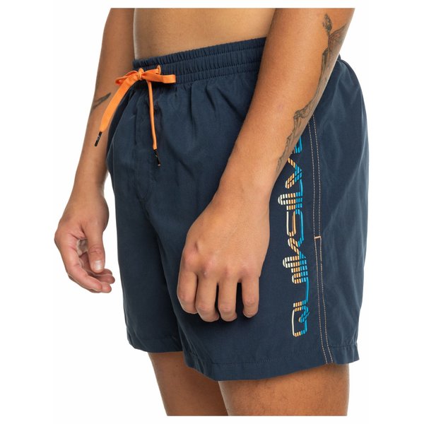 Spodenki kąpielowe męskie Behind Waves Quiksilver - Navy Blazer