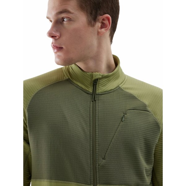 Bluza męska 4FWSS24TFSWM315 4F - oliwkowy
