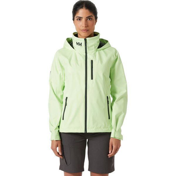 Kurtka damska Crew Hooded Sailing Jacket 2.0 Helly Hansen - washed lime
