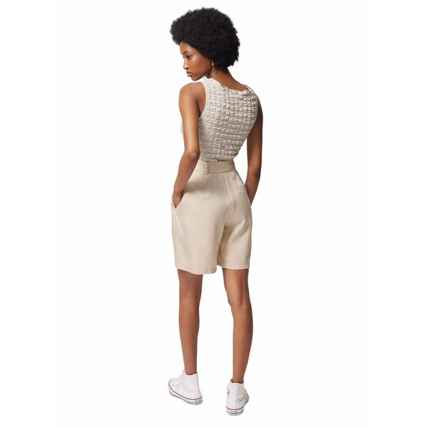 Spodenki damskie OTHWSS24TSHOF396 Outhorn - kremowy