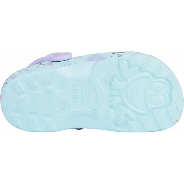 Chodaki Little Frog z przypinką Jr Coqui - lila/mix