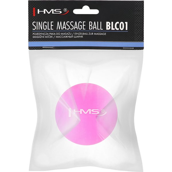 Piłka do masażu Lacrosse BLC01 HMS - różowa