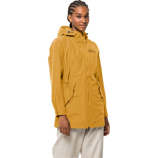 Kurtka damska Dakar Parka Jack Wolfskin - żółta