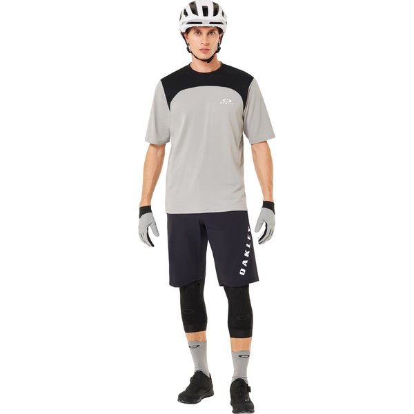 Koszulka rowerowa męska Free Ride SS Oakley - cement