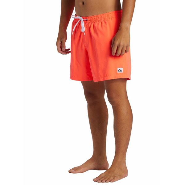 Spodenki kąpielowe męskie Solid Volley Quiksilver - Fiery Coral