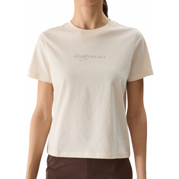 Koszulka damska 4FWSS24TTSHF1354 4F - kremowy