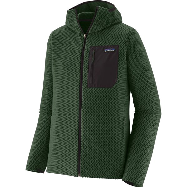 Polar męski R1 Air Full-Zip Hoody Patagonia - Treeline Green