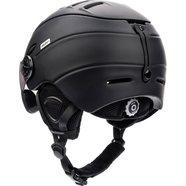 Kask narciarski z szybą Holo Meteor - czarny