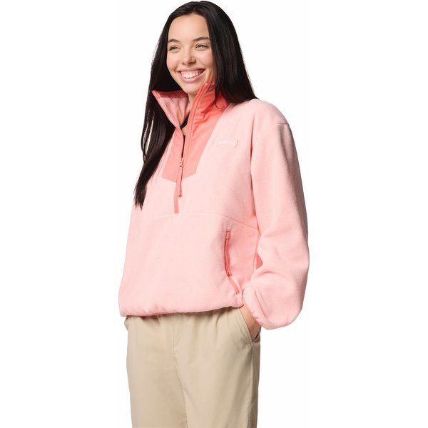 Bluza polarowa damska Sequoia Grove 1/2 Zip Fleece Columbia - Pink Sand/Alpenglow