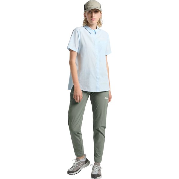 Spodnie trekkingowe damskie Hikeout Jack Wolfskin - slate green