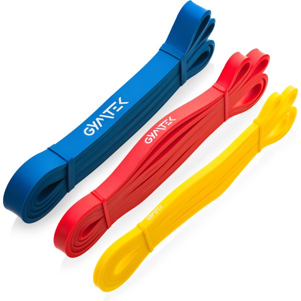 Zestaw gum oporowych do ćwiczeń 1-28kg 3szt Gymtek