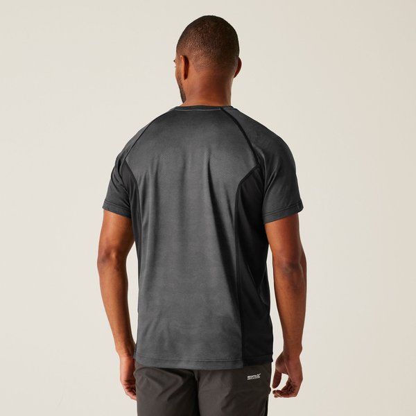 Koszulka męska Corballis II Regatta - Ash/Black