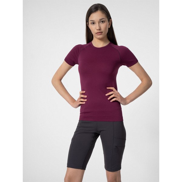 Koszulka damska 4FSS23TFTSF195 4F - ciemny róż