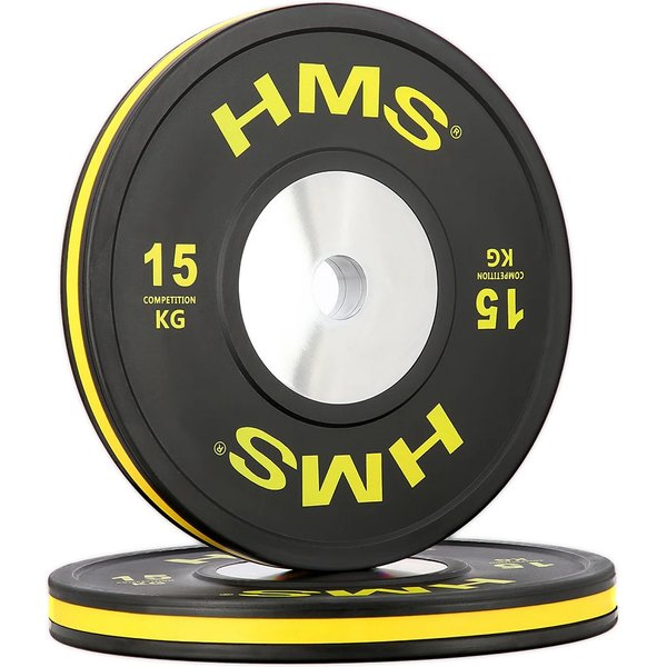 Talerze olimpijskie BTBR Set 8 szt. 10-25kg HMS