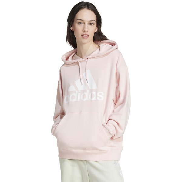 Bluza damska Essentials Big Logo Oversized Adidas - różowa