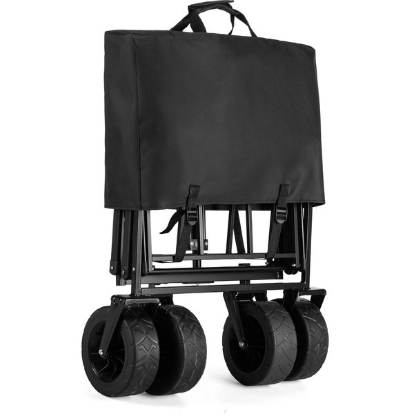 Wózek turystyczny, składany EasyGo 100L Outtec - EasyGo czarny