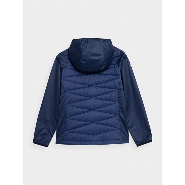 Kurtka dziewczęca 4FJSS23TTJAF069 4F - granatowa