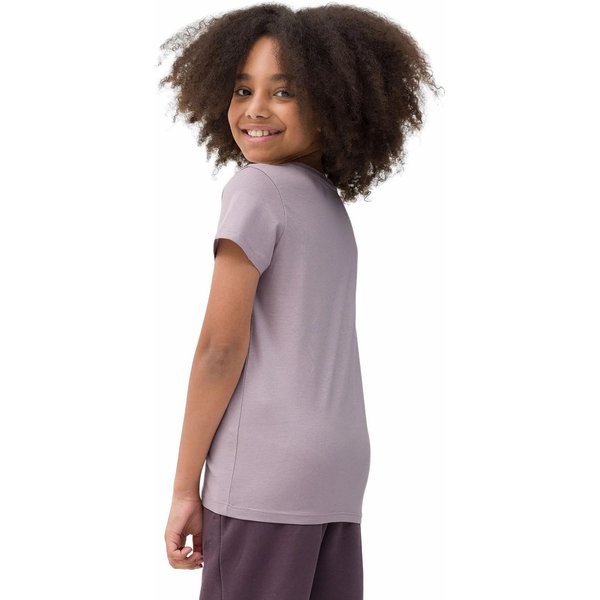 Koszulka dziewczęca 4FJSS23TTSHF389 4F - jasny fiolet