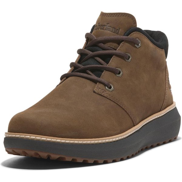 Sneakersy Hudson Road Mid Lace Up Chukka Boot Timberland - dark brown nubuck