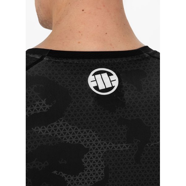 Longsleeve męski Mens Rash Longsleeve Net Camo 2 Pitbull West Coast - czarny
