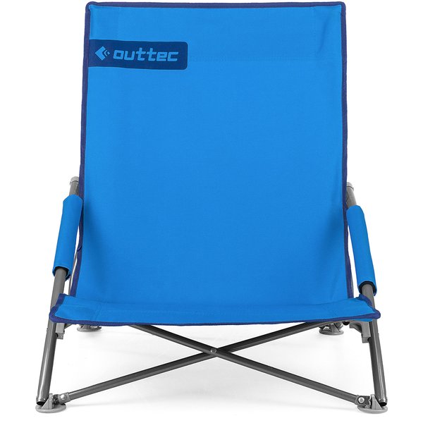 Krzesło turystyczne leżak Outtec WYPRZEDAŻ - niebieski