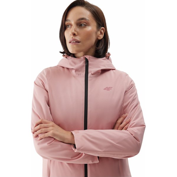 Kurtka narciarska damska 4FAW23TJACF120 4F - jasny róż