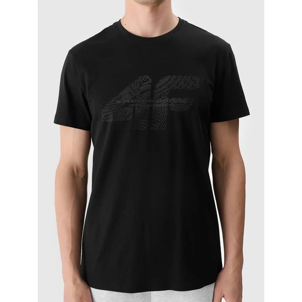 Koszulka męska TTSHM2004 4F - głęboka czerń