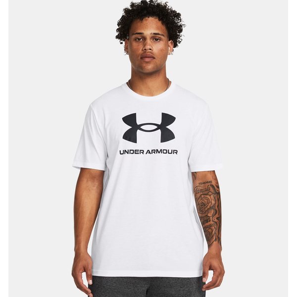 Koszulka męska Sportstyle Logo Update SS Under Armour - White