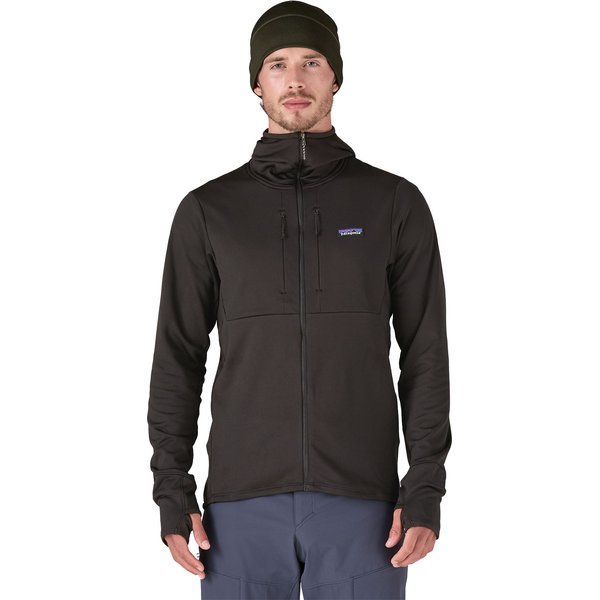 Bluza męska R1 Thermal Full-Zip Hoody Patagonia - black