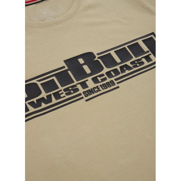 Koszulka męska Classic Boxing Pitbull West Coast - piaskowa