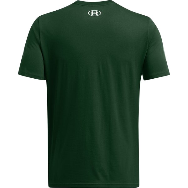Koszulka męska Sportstyle Logo Update SS Under Armour - Forest Green/White
