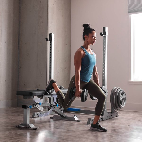 Ławka regulowana do ćwiczeń ze stojakiem Carbon Strength ProForm