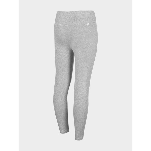 Legginsy dziewczęce HJZ22 JLEG001 4F - szare