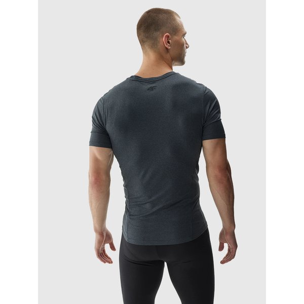 Koszulka męska TFTSM1004 4F - antracyt melanż