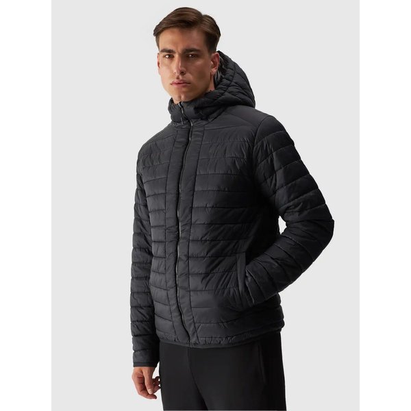 Kurtka puchowa dwustronna męska TDJAM486 4F - szary