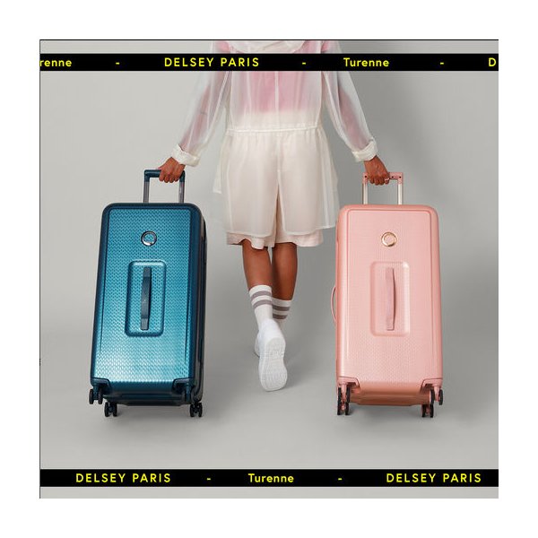 Walizka na kółkach Turenne 87L Delsey Paris - różowa