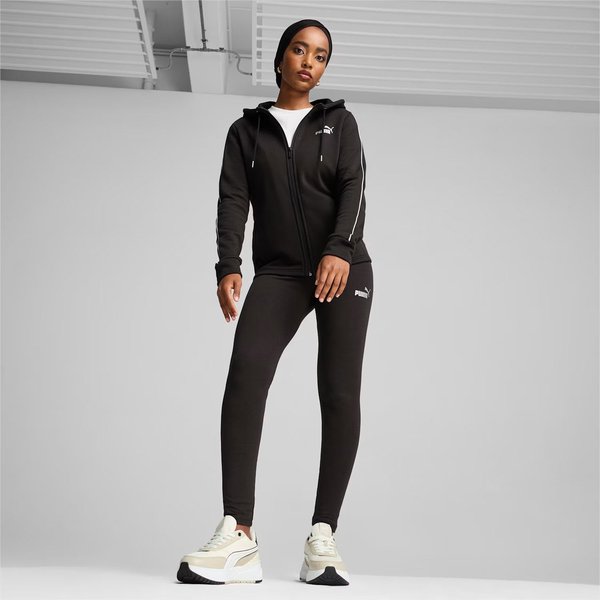 Dres damski Metallic Tracksuit FL Puma - czarny