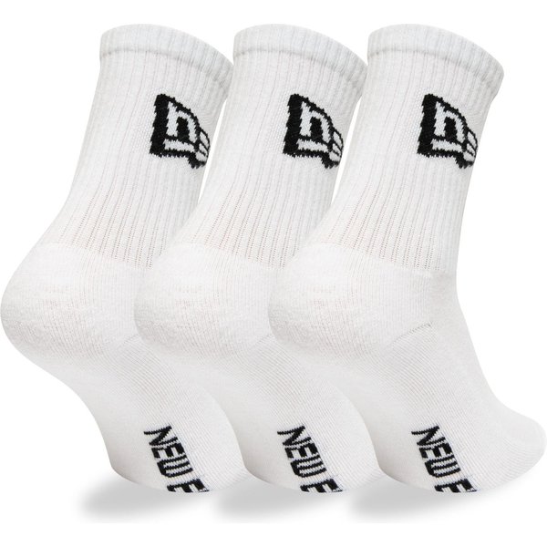 Skarpety Flag Crew 3 pary New Era - white
