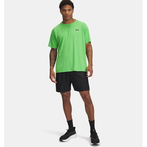 Spodenki męskie Woven Under Armour - Black / Cyber Green