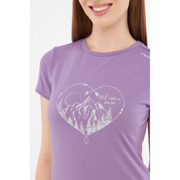 Koszulka damska Lenta Bamboo Light Viking - fioletowy