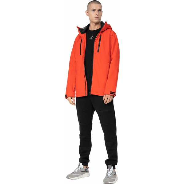 Kurtka męska 4FSS23TTJAM081 4F - pomarańczowa