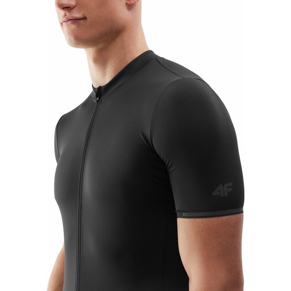Koszulka rowerowa męska 4FSS24TFTSM484 4F - głęboka czerń